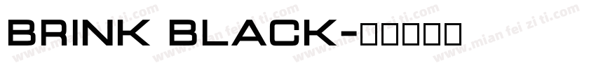 Brink Black字体转换